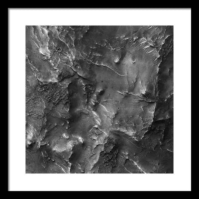 Planet Mars - detail #r58 / Art Photo - Framed Print