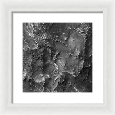 Planet Mars - detail #r58 / Art Photo - Framed Print