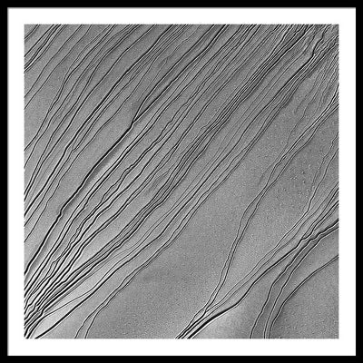 Planet Mars - detail #r59 / Art Photo - Framed Print