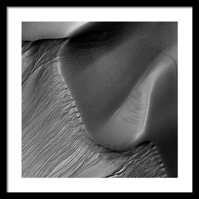 Planet Mars - detail #r60 / Art Photo - Framed Print