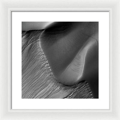 Planet Mars - detail #r60 / Art Photo - Framed Print