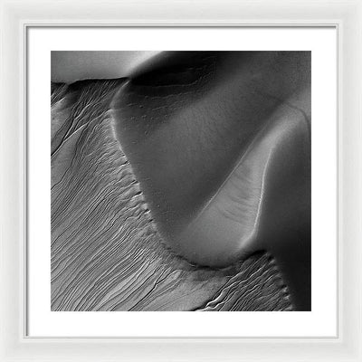 Planet Mars - detail #r60 / Art Photo - Framed Print