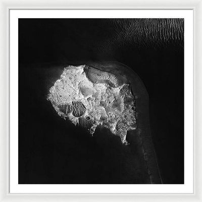 Planet Mars - detail #r61 / Art Photo - Framed Print