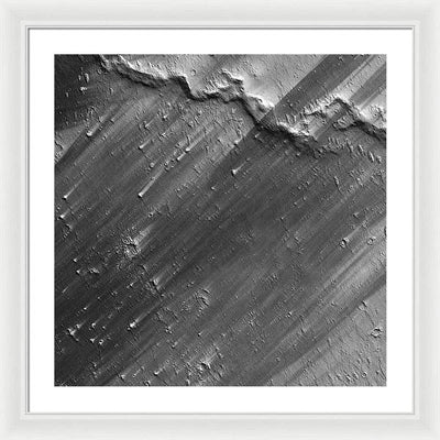 Planet Mars - detail #r62 / Art Photo - Framed Print