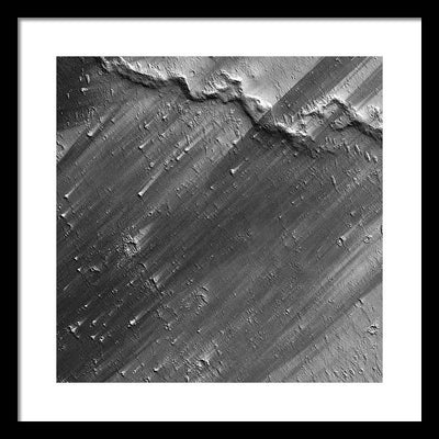 Planet Mars - detail #r62 / Art Photo - Framed Print