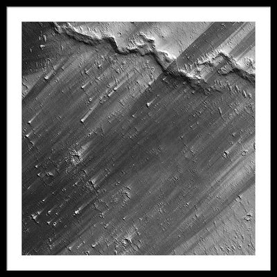 Planet Mars - detail #r62 / Art Photo - Framed Print