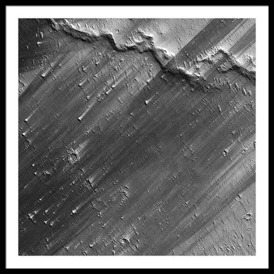 Planet Mars - detail #r62 / Art Photo - Framed Print