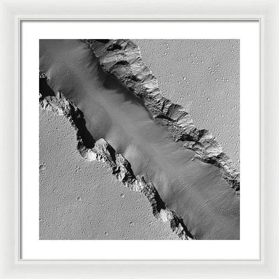 Planet Mars - detail #r64 / Art Photo - Framed Print