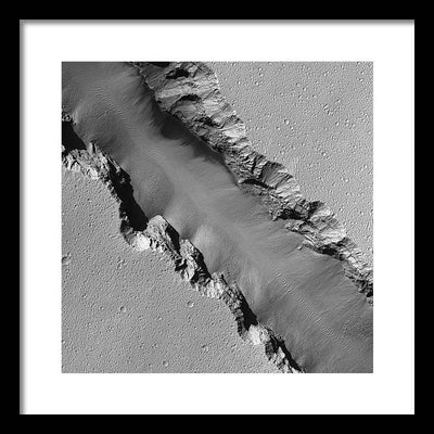 Planet Mars - detail #r64 / Art Photo - Framed Print