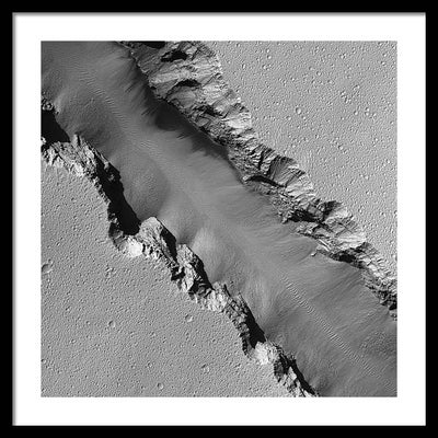 Planet Mars - detail #r64 / Art Photo - Framed Print