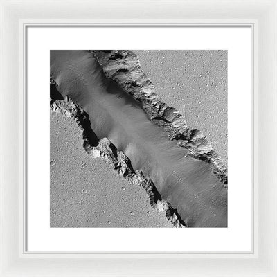 Planet Mars - detail #r64 / Art Photo - Framed Print