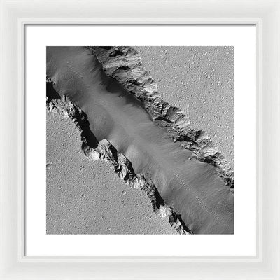 Planet Mars - detail #r64 / Art Photo - Framed Print