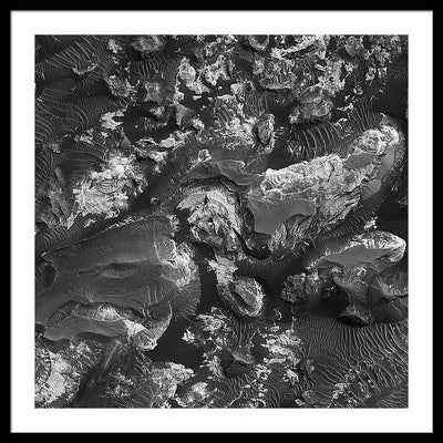 Planet Mars - detail #r68 / Art Photo - Framed Print