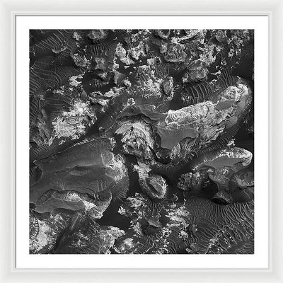 Planet Mars - detail #r68 / Art Photo - Framed Print