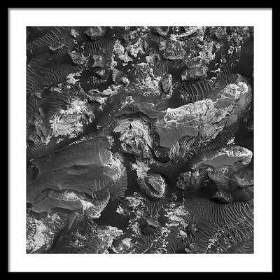 Planet Mars - detail #r68 / Art Photo - Framed Print