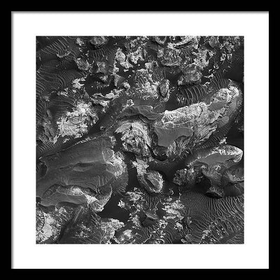 Planet Mars - detail #r68 / Art Photo - Framed Print