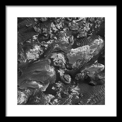 Planet Mars - detail #r68 / Art Photo - Framed Print