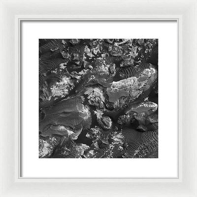 Planet Mars - detail #r68 / Art Photo - Framed Print