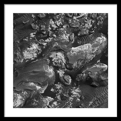 Planet Mars - detail #r68 / Art Photo - Framed Print