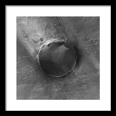 Planet Mars - detail #r69 / Art Photo - Framed Print