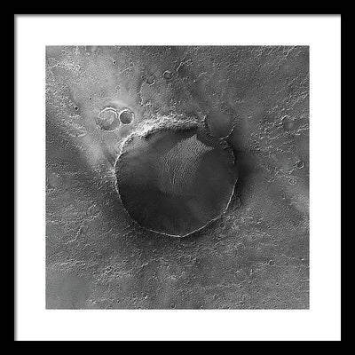 Planet Mars - detail #r69 / Art Photo - Framed Print