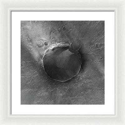 Planet Mars - detail #r69 / Art Photo - Framed Print