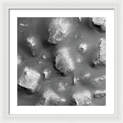 Planet Mars - detail #r70 / Art Photo - Framed Print