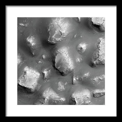 Planet Mars - detail #r70 / Art Photo - Framed Print