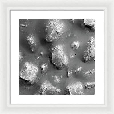 Planet Mars - detail #r70 / Art Photo - Framed Print