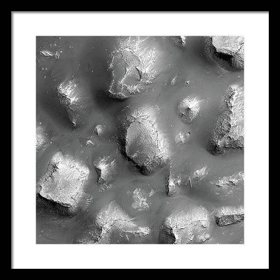 Planet Mars - detail #r70 / Art Photo - Framed Print