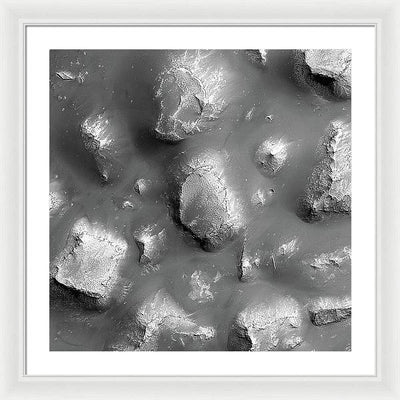 Planet Mars - detail #r70 / Art Photo - Framed Print