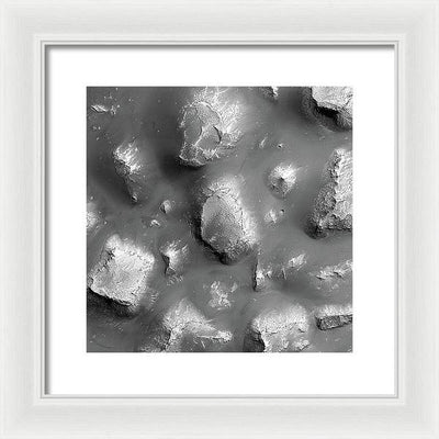 Planet Mars - detail #r70 / Art Photo - Framed Print