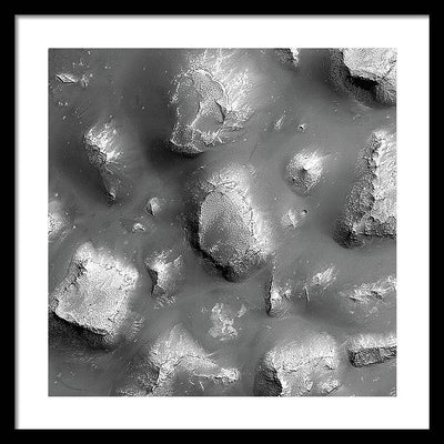 Planet Mars - detail #r70 / Art Photo - Framed Print