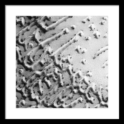 Planet Mars - detail #r74 / Art Photo - Framed Print