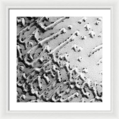 Planet Mars - detail #r74 / Art Photo - Framed Print