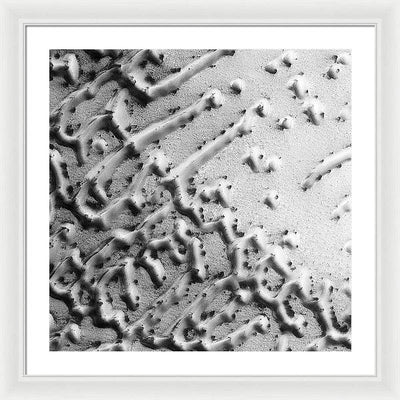 Planet Mars - detail #r74 / Art Photo - Framed Print