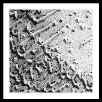 Planet Mars - detail #r74 / Art Photo - Framed Print