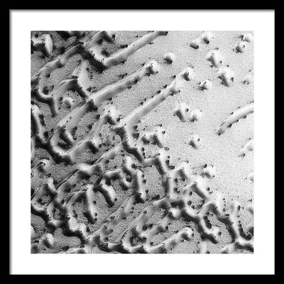 Planet Mars - detail #r74 / Art Photo - Framed Print