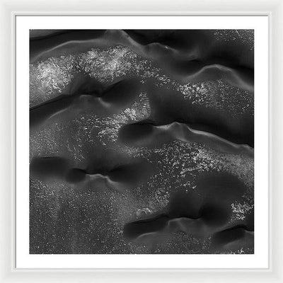 Planet Mars - detail #r76 / Art Photo - Framed Print