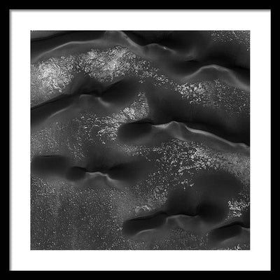 Planet Mars - detail #r76 / Art Photo - Framed Print