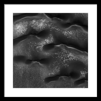 Planet Mars - detail #r76 / Art Photo - Framed Print