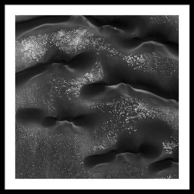 Planet Mars - detail #r76 / Art Photo - Framed Print