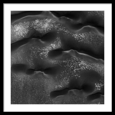 Planet Mars - detail #r76 / Art Photo - Framed Print