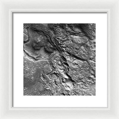 Planet Mars - detail #r78 / Art Photo - Framed Print