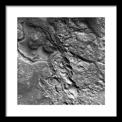 Planet Mars - detail #r78 / Art Photo - Framed Print