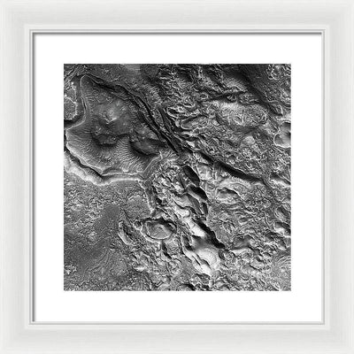 Planet Mars - detail #r78 / Art Photo - Framed Print