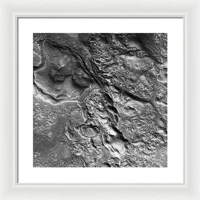 Planet Mars - detail #r78 / Art Photo - Framed Print