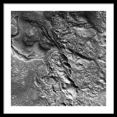 Planet Mars - detail #r78 / Art Photo - Framed Print