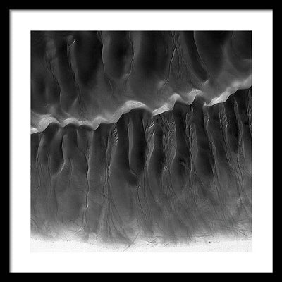 Planet Mars - detail #r79 / Art Photo - Framed Print