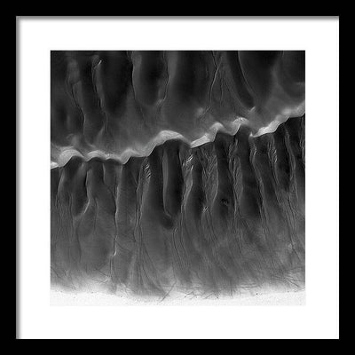 Planet Mars - detail #r79 / Art Photo - Framed Print